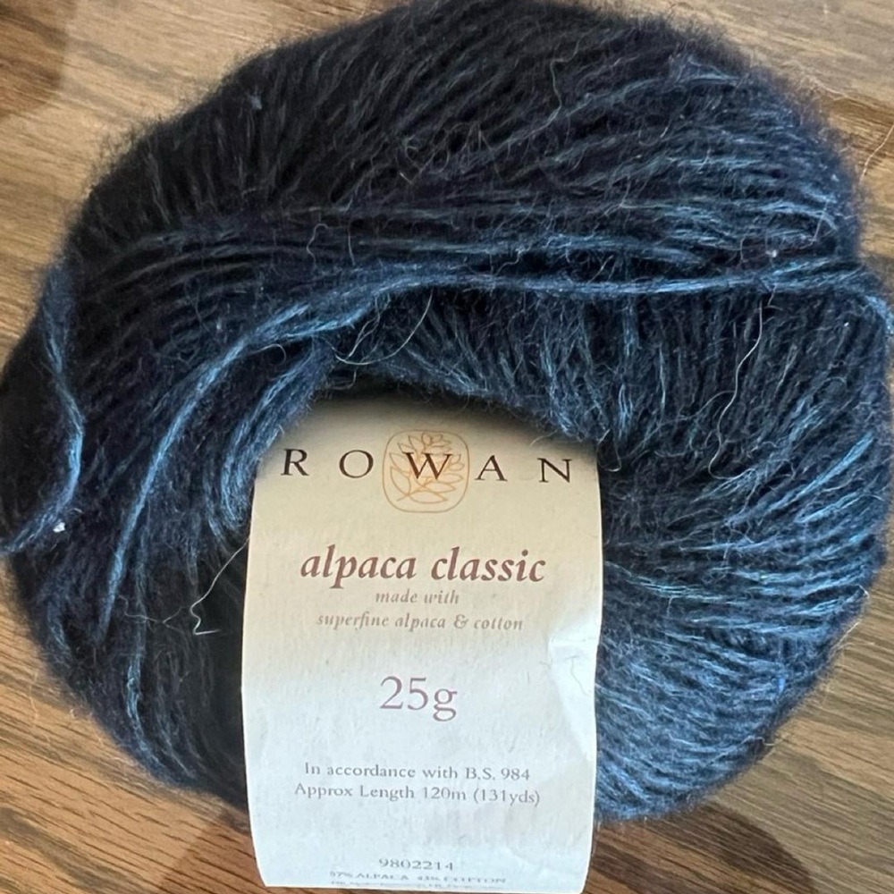 Rowan Alpaca Classic Yarn in Dark Blue